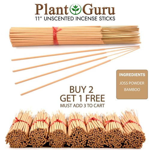 100 unscented incense sticks - 100,